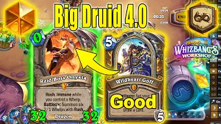 20 Mana Un'Goro Quest BIG Druid 4.0 That Shatters Reality At Whizbang's Workshop | Hearthstone