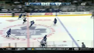 Jaden Schwartz wicked snapshot goal 1-0 St. Louis Blues vs Toronto Maple Leafs Mar 7 2015 NHL