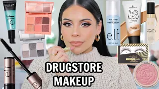 GET READY WITH ME USING NEW & OLD DRUGSTORE MAKEUP...😍
