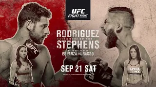 UFC MEXICO CITY LIVE - RODRIGUEZ VS STEPHENS LIVESTREAM - FULL FIGHT COMPANION