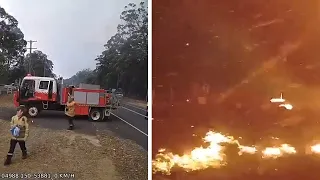 Terrifying video shows Australian fire consume area in under 3 minutes