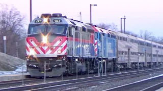 Rush Hour Trains on the BNSF Racetrack