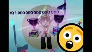 Getting IQ 1 Quadrillion in IQ Obby and Showcasing it (Roblox)