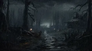 Drizzling Drive | Forest's Tranquil Pathway | Gentle Rain Road Trip | Enchanting Forest Trail | ASMR
