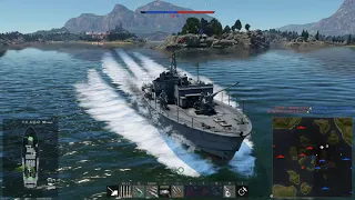 War Thunder; PT-810; A boat with good guns, but poor durability; Naval Arcade