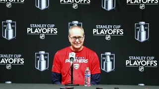 Paul Maurice, Panthers Playoff Practice - ECF Game 1: Florida at Carolina Hurricanes