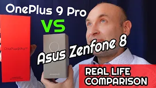 OnePlus 9 Pro Vs Asus Zenfone 8 - REAL WORLD comparison