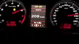 Audi RS6 TTE850 0-376km/h Acceleration!