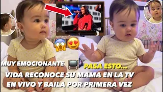 Hija Vida Isabelle Baila Por Primera Vez Viendo Natti Natasha En Televisión En Vivo Raphy Pina Shock