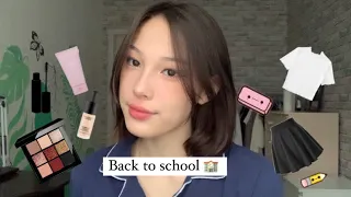 Мой школьный макияж | back to school 🏫 | школьные образы 👩🏻‍💼