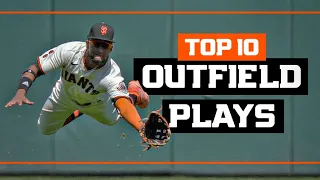 Top 10 San Francisco Giants Outfield Plays of 2023 | Insane Catches