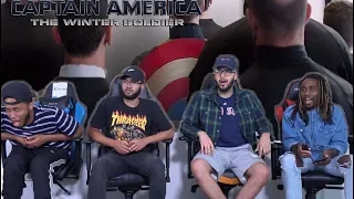 Captain America Elevator Fight Scene - Captain America The Winter Soldier Reaction