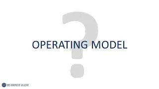 What is an Operating Model?