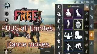 PUBG All Emotes And Dance Moves || Season 1-18 PUBG Mobile || Kathiyavadi Gaming