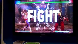 Street Fighter 5 demo at NYCC 2015-Keeblerchips (Vega) vs GallentForce7 (Ken) 2 out of 3