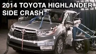 2014 Toyota Highlander | Side Crash Test | CrashNet1
