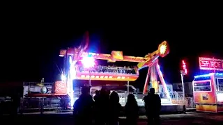 Accidente en un juego mecánico en feria Pénjamo Gto