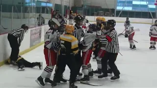 2018-12-15 PeeWee Brouhaha between Cloverdale A3 and Coquitlam A3