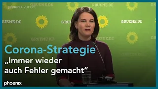 Pressekonferenz mit Annalena Baerbock zur aktuellen Corona-Lage am 25.01.21