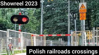 Polish railroads crossings showreel 2023