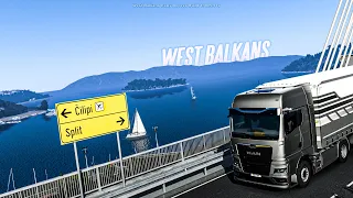 ETS2 West Balkans DLC: Winding Mountain Road - Croatia to Kosovo
