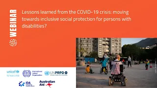 Lessons learned from the COVID-19 crisis: moving towards inclusive SP for persons with disabilities?