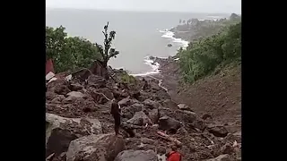 Landslides destroy houses after Indonesia cyclone