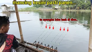 mancing jatiluhur)) mancing kesini pasti panen//ikan nya melimpah/mancing danau/mancing alam liar...