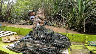 LUAR BIASA MELIMPAHNYA IKAN DI RAWA INI, SAMPAN PENUH.. PECAH REKOR DI AWAL TAHUN..