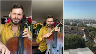 Stjepan Hauser just scared a beautiful classical musical video