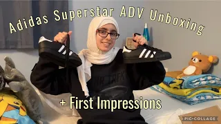 adidas superstar ADV unboxing and first impressions