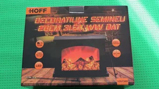 Unboxing HOFF USB Battery Powered Creative Flame Fireplace Lamp - Photo Gallery