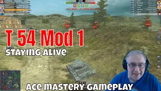 T54 Mod1 Ace Mastery staying alive #wotb #wotblitz