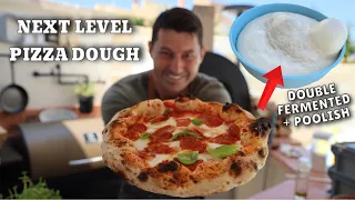 HOW TO MAKE NEXT LEVEL PIZZA DOUGH | DOUBLE FERMENTED + POOLISH