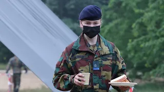 Princess Elizabeth, Duchess Of Brabant Military (Training) Preparation In Belgium