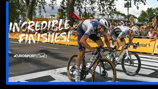 "That Is Magic!" | The Tightest & Most Sensational Finishes From The 2023 Tour de France | Eurosport