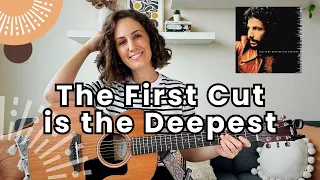 The First Cut is the Deepest - Cat Stevens (EASY Beginner Friendly Guitar Lesson Tutorial)