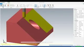 Tutorial MasterCam 2019: Toolpath 3D Finishing Raster