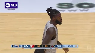 Mathias Lessort with a two-handed SLAM (Crvena zvezda mts - Partizan NIS, 29.5.2022)