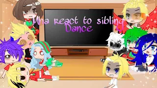 Mha react to Sibling Dance||AU||(Shota Aizawa Afton)