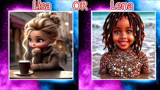 Lisa or Lena #lisa #lena #lisaorlena #lisaandlena #viral #trending Season 2