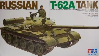 Сборка масштабной модели  танк Т-62А от TAMIYA масштаб 1:35