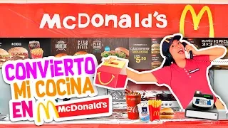 Convierto mi CASA en un McDONALDS 🍔🥤🍟 RETO EXTREMO 🏡 🔜Conny - Vloggeras Fantásticas