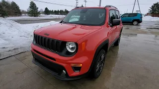 New 2021 Jeep Renegade Latitude 80th Anniversary Walk Around (N21080)