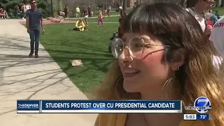 CU Boulder students protest sole presidential finalist, call for more transparency from regents