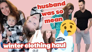 2022 WINTER CLOTHING HAUL FOR FAMILY // TRAVIS HURT MY FEELINGS BUT IM OVER IT NOW LOL