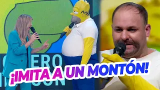 Homero pasó por Bienvenidos a Bordo y cantó "Despacito" imitando a diferentes personajes ¡La rompió!