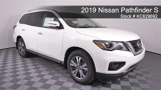 New 2019 White Nissan Pathfinder S Nissan of Cookeville