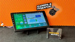 Обзор андроид магнитолы 7862 4 на 32 8 ядер с камерой заднего вида🔥