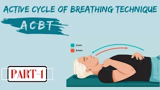 ACBT || PART-1 || ACTIVE CYCLE OF BREATHING TECHNIQUES || PHYSIOTHERAPY IN CLEARING SECRETIONS